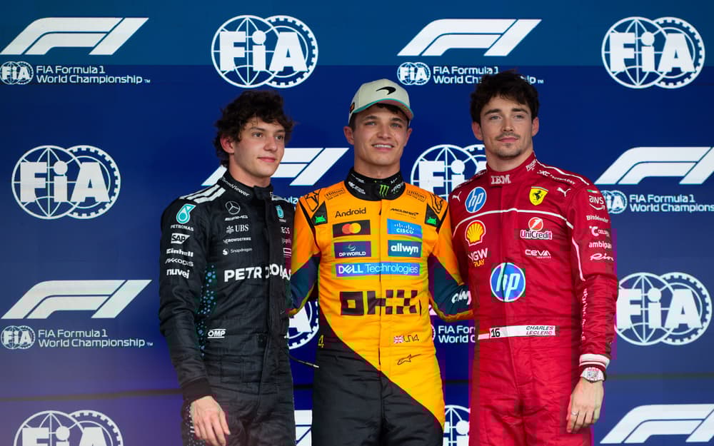 Lando Norris en pole au Brésil