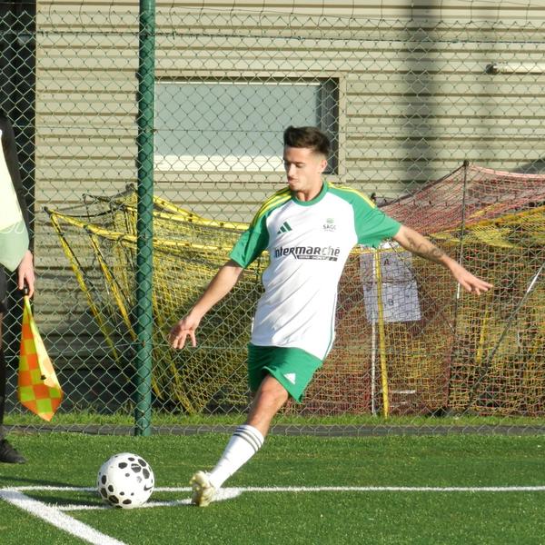 Le corner décisif de Marius Castant sur le premier but de Cestas.