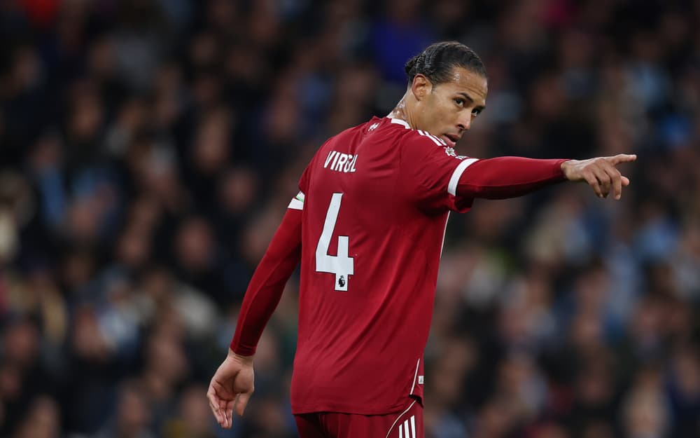 Virgil van Dijk pendant la défaite de Liverpool à City