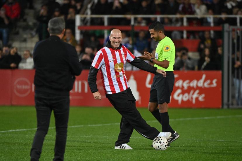 Zidane au match caritatif