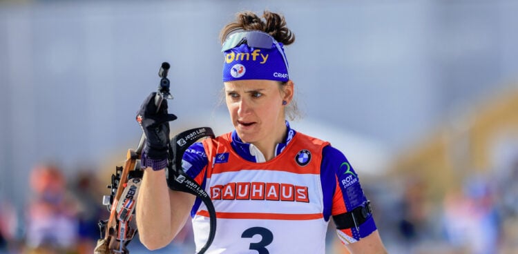Julia Simon lors d’un événement biathlon