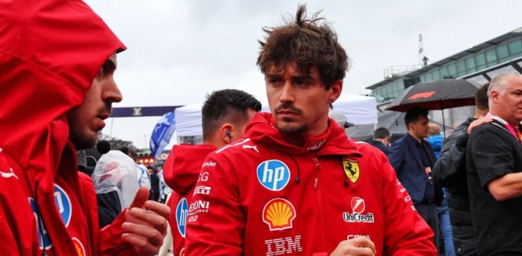 Charles Leclerc lors du GP du Brésil