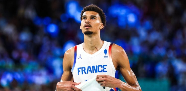 Victor Wembanyama lors d'un match