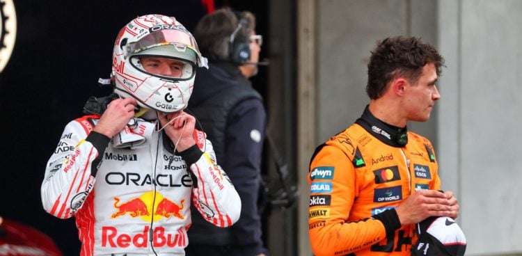 Verstappen et Norris en F1