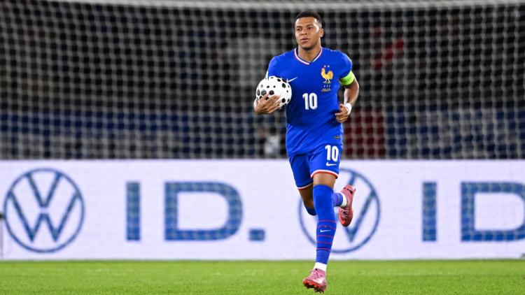 Kylian Mbappé lors d'un match international