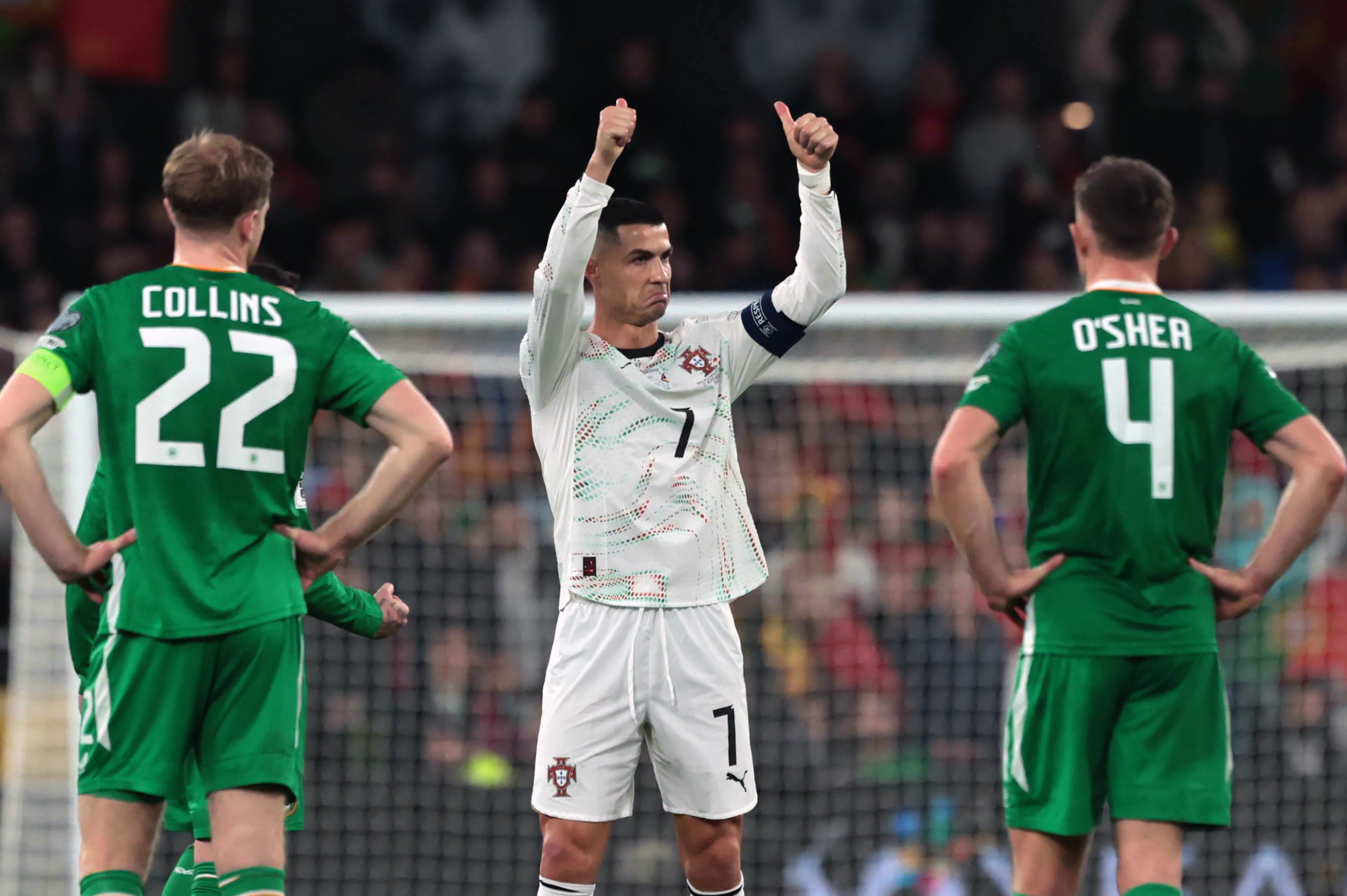 Cristiano Ronaldo sarcastically responds to Irish jeers in Dublin