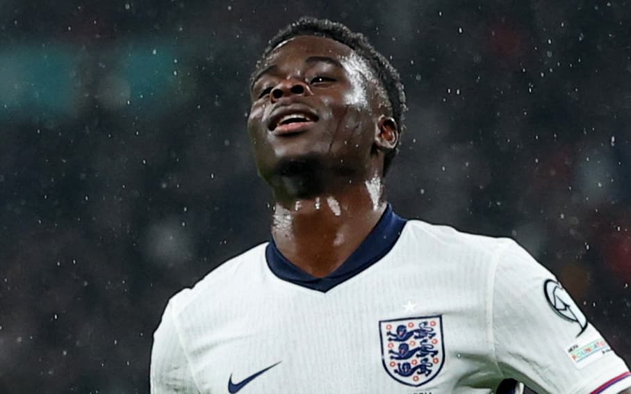 Bukayo Saka à Wembley