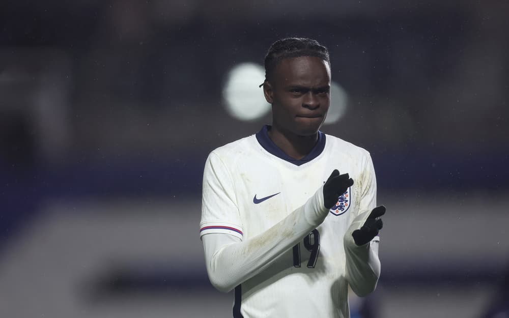 Tyrique George célèbre le but