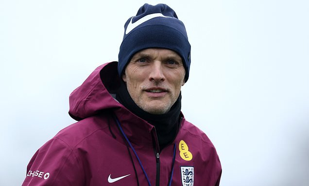 Tuchel sur le banc lors d'un match