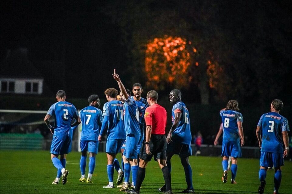 La joie des Caennais après le but de Botella