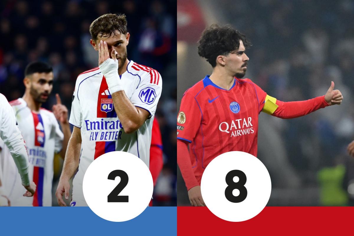 OL-PSG : Vitinha profite d'une perte de Tessmann