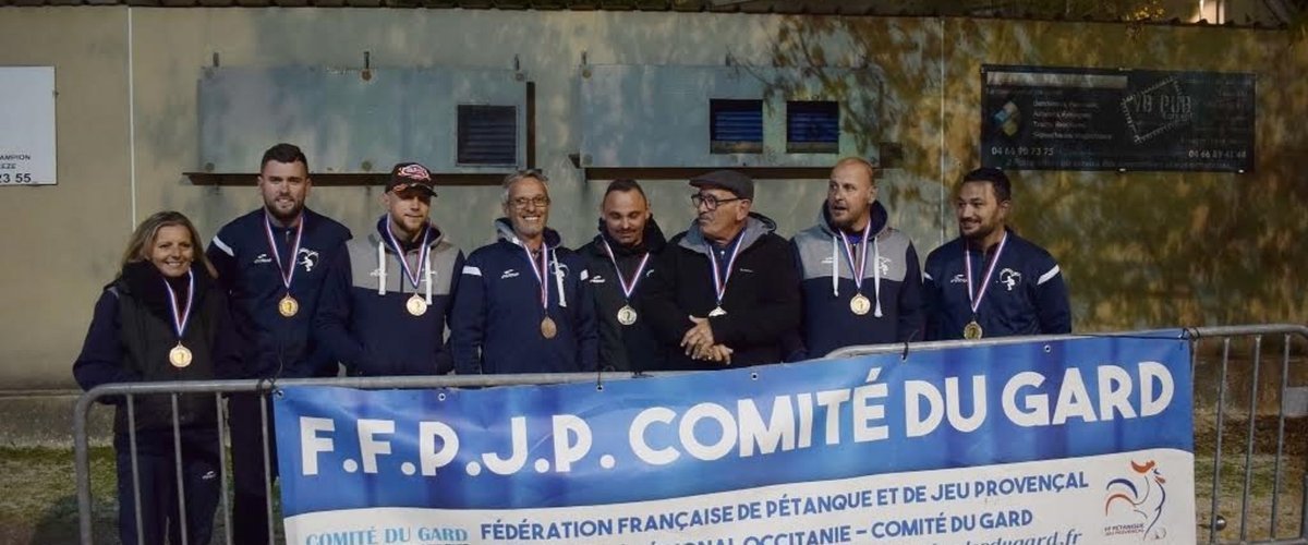 Les Pétan’cœurs mageois brillent en coupe du Gard de pétanque
