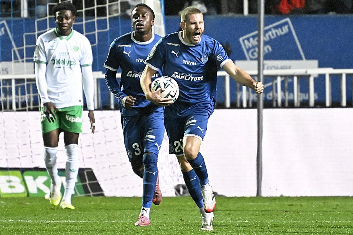 Renaud Ripart retrouve la compétition avec Troyes en tête de Ligue 2
