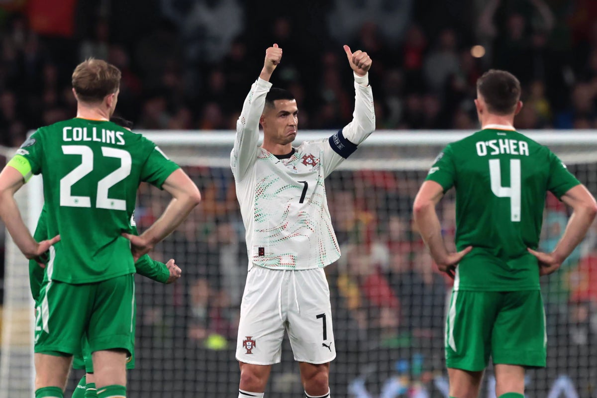 Rugissement de Ronaldo après son expulsion face à l'Irlande