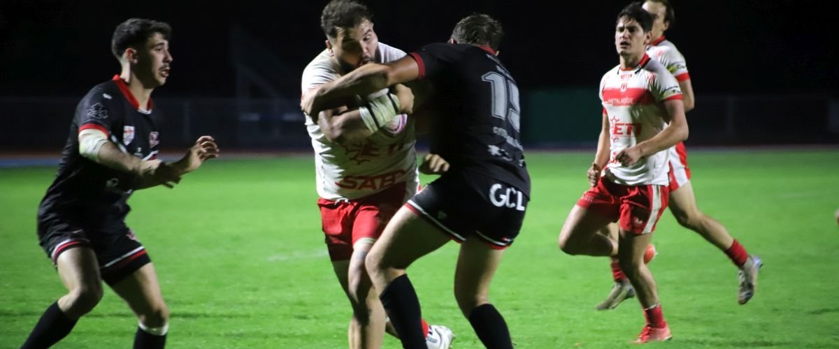 Les Loups de Pamiers dominent Tonneins en rugby Élite 2