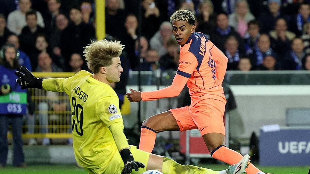 Lamine Yamal sauve Barcelone avec un but brillant en Ligue des Champions