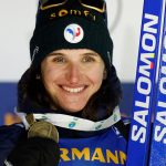 Julia Simon suspendue un mois mais pourra participer aux Jeux olympiques d’hiver