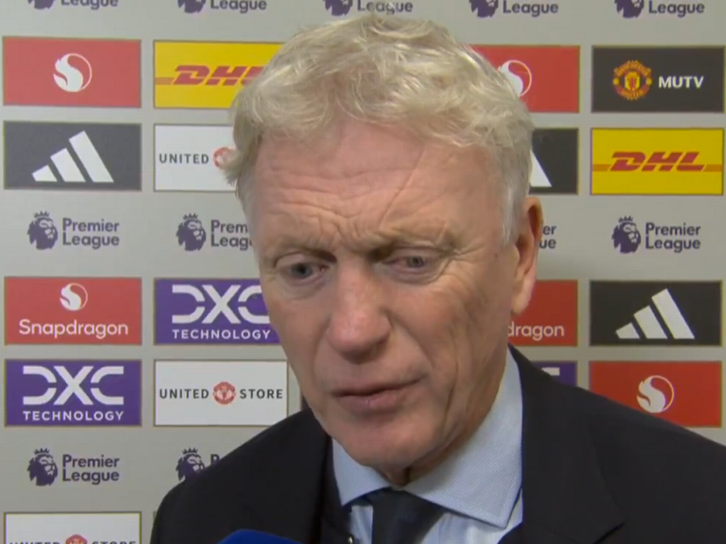 David Moyes commente la carte rouge insolite d'Everton contre Manchester United