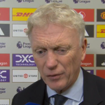 David Moyes commente la carte rouge insolite d'Everton contre Manchester United