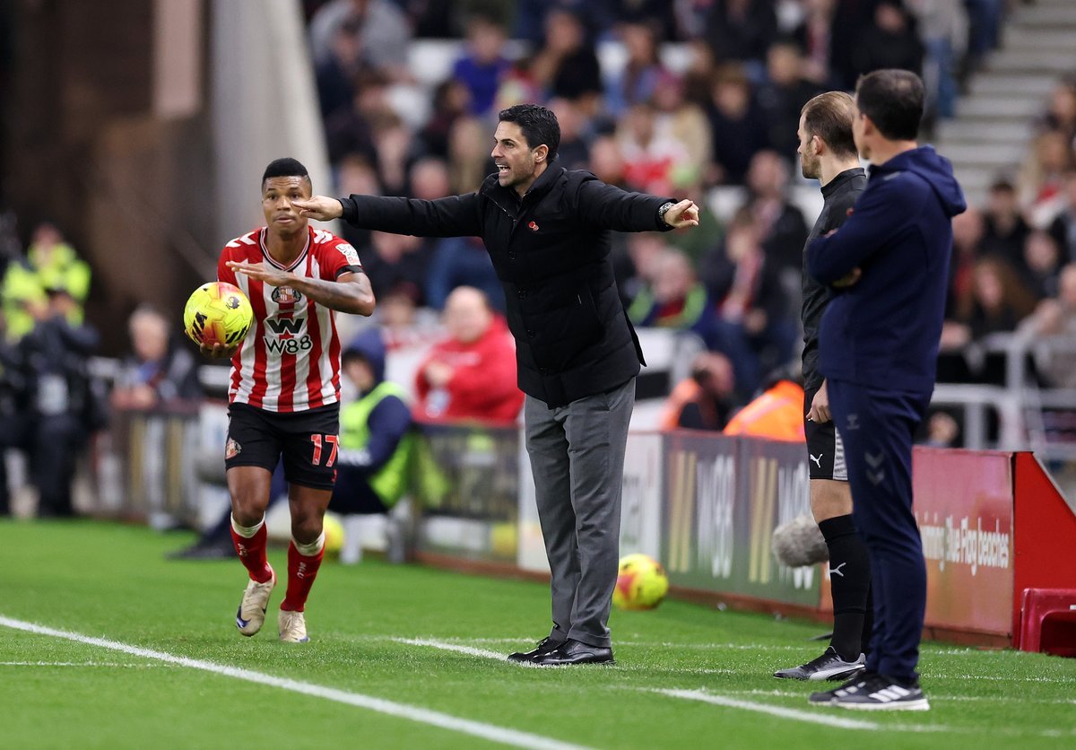 Arsenal perd face à Sunderland : Arteta déçu et points perdus