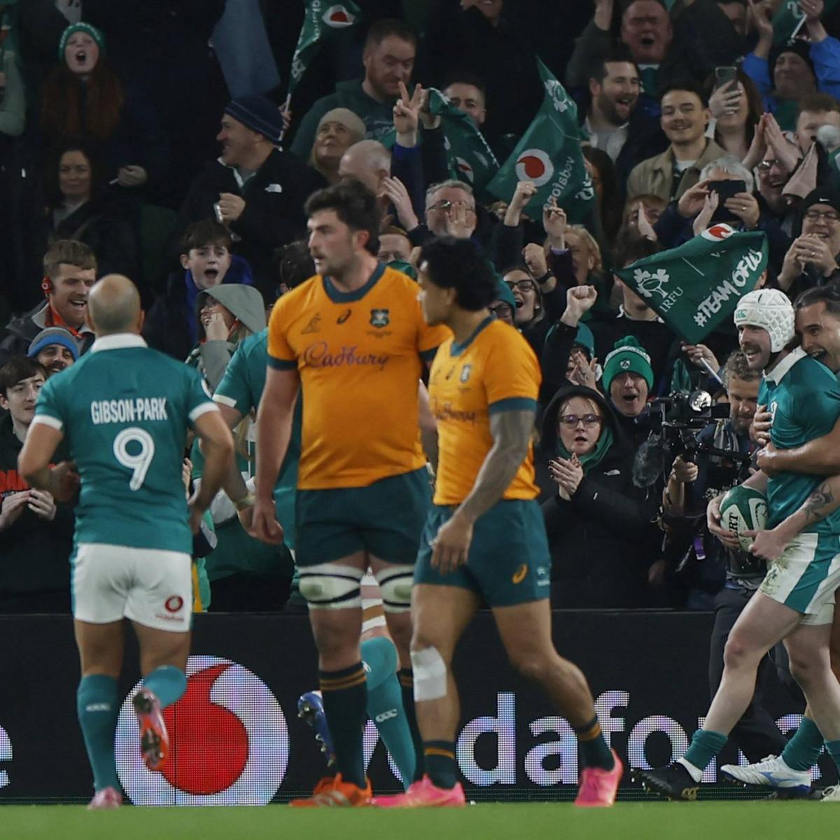 Wallabies lourds défaits en Irlande à une semaine du Stade de France