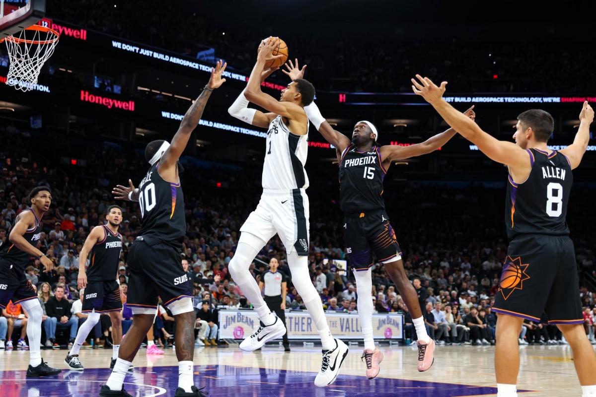 Wembanyama muselé par Phoenix : le plan Suns gêne San Antonio