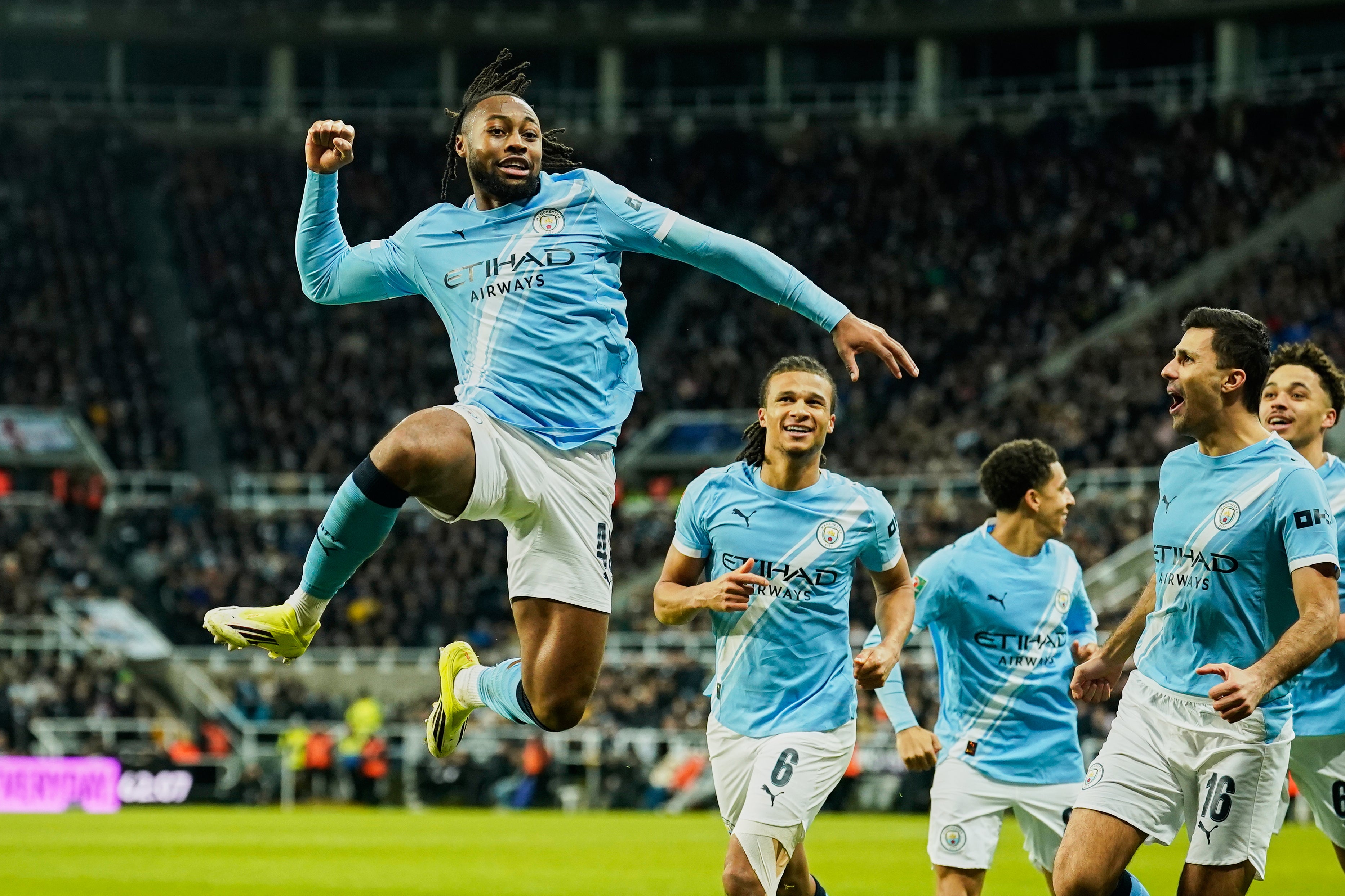 Antoine Semenyo ouvre le score pour Manchester City