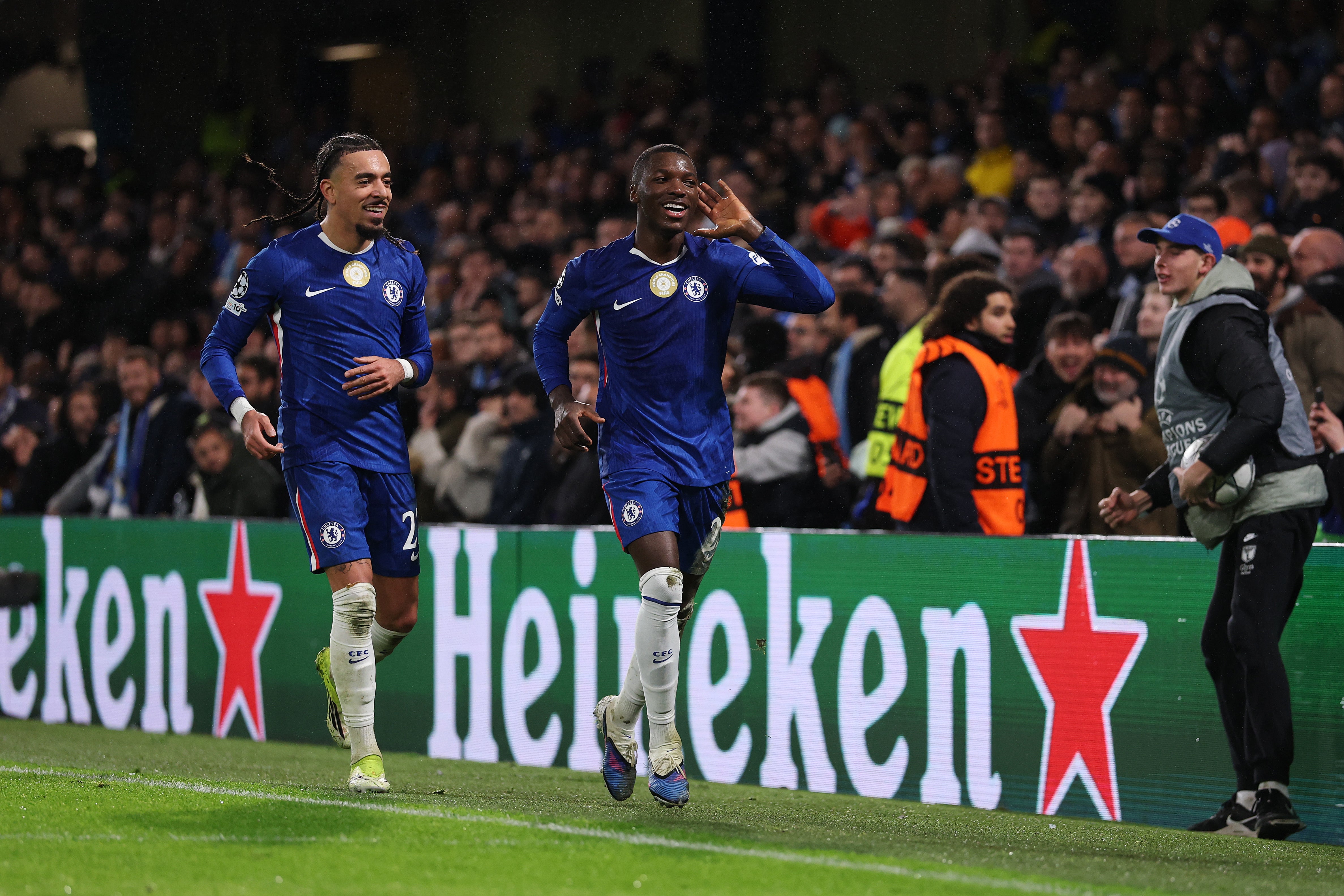 Liam Rosenior lors de son premier match en Ligue des Champions