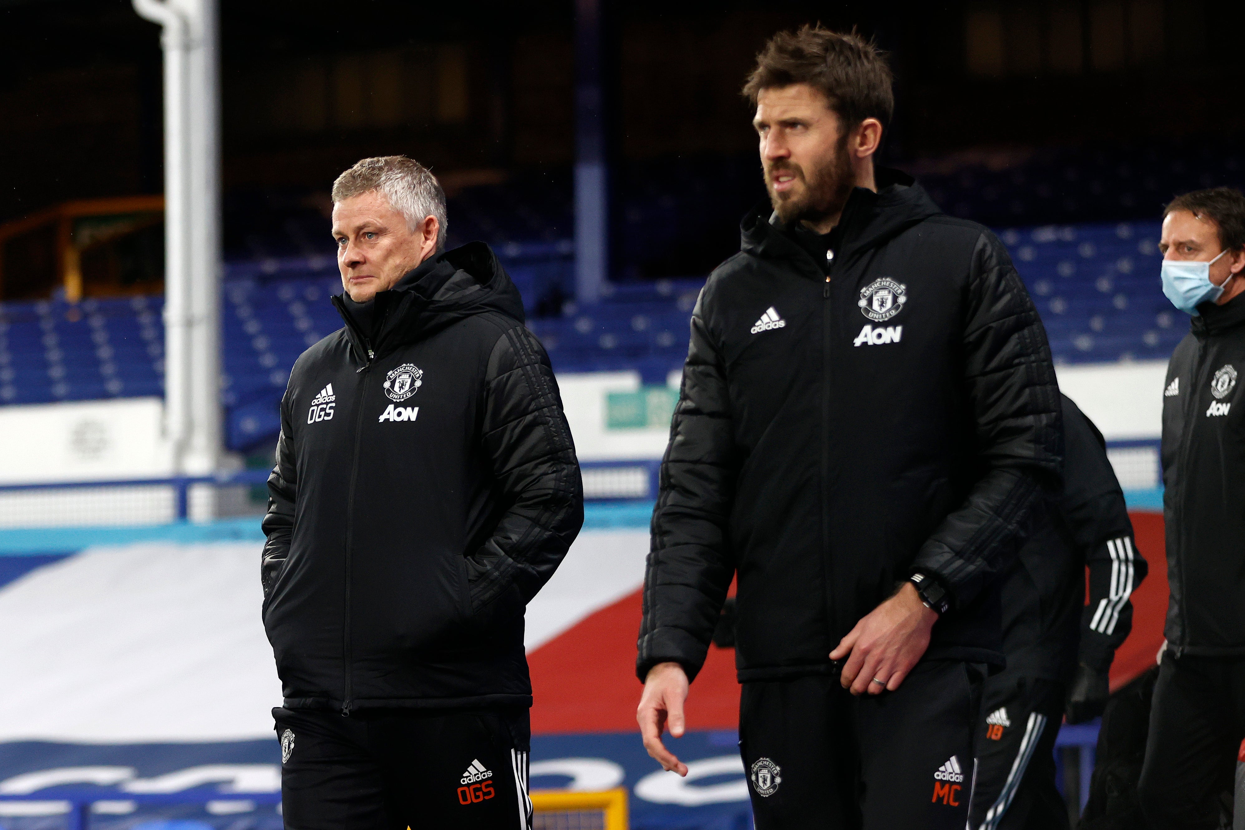Ole Gunnar Solskjaer et Michael Carrick